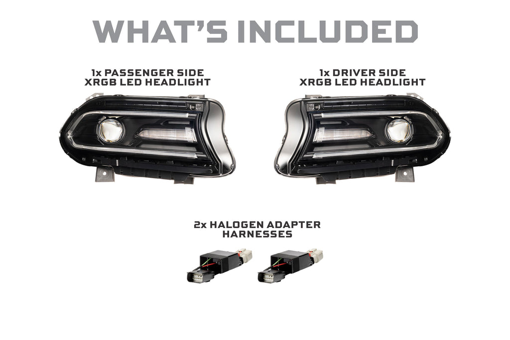 Morimoto 15-23 Dodge Charger XRGB LED Headlights