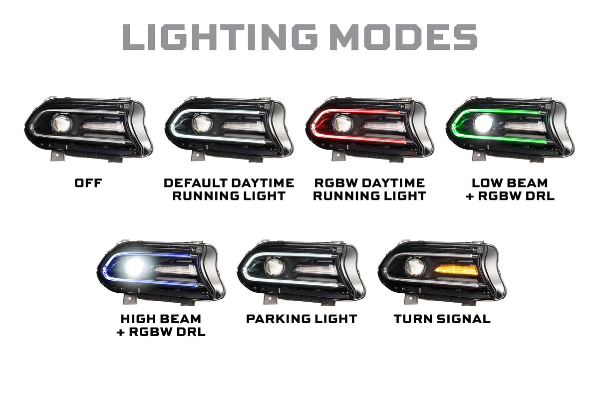 Morimoto 15-23 Dodge Charger XRGB LED Headlights