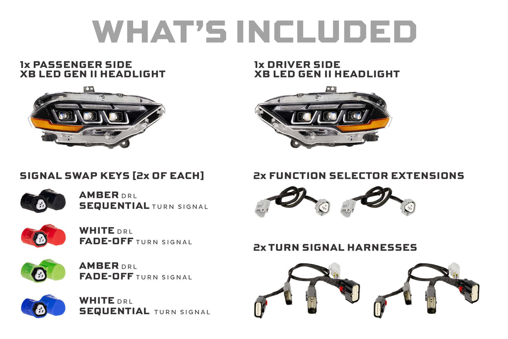 Morimoto 18-23 Ford Mustang XB LED Headlights