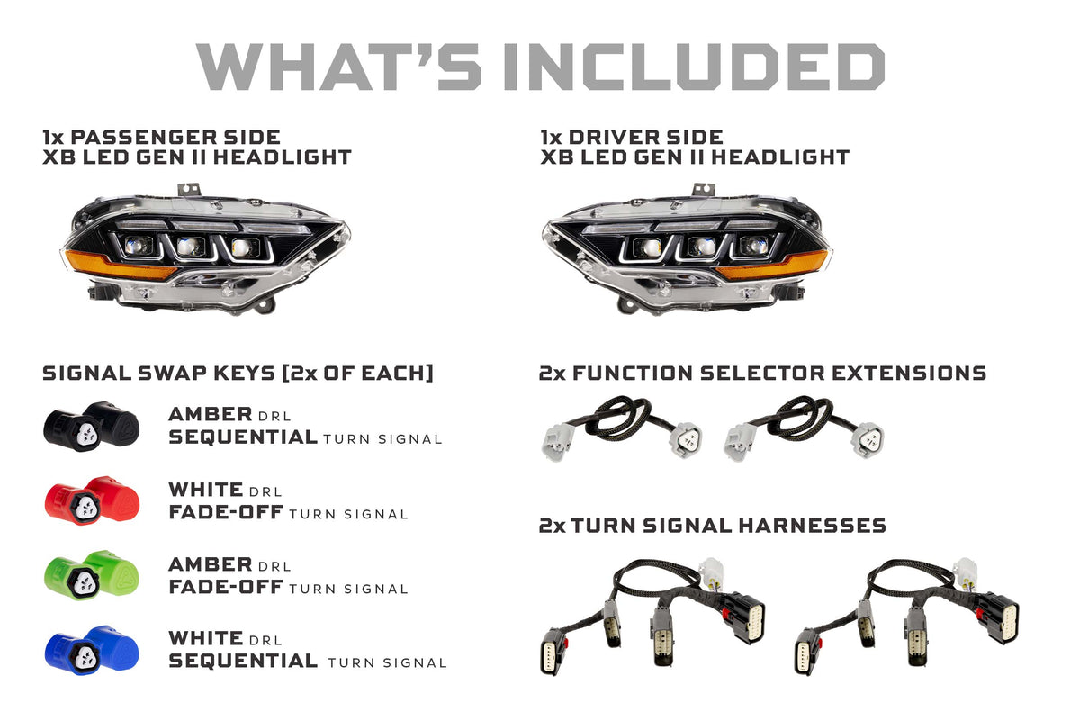 Morimoto 18-23 Ford Mustang XB LED Headlights