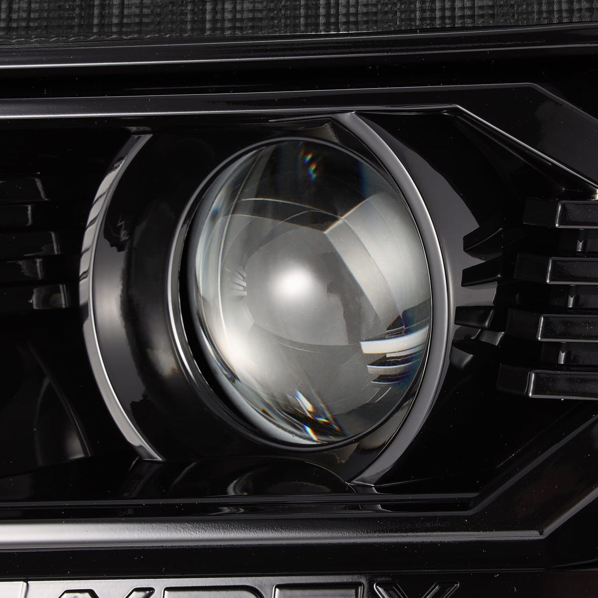 AlphaRex 12-15 Toyota Tacoma LUXX-Series LED Projector Headlights Alpha-Black
