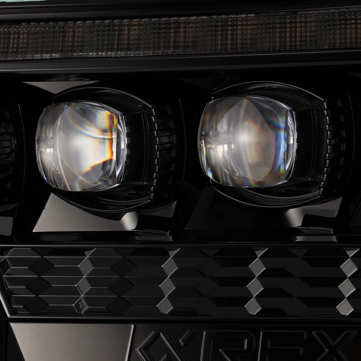 AlphaRex 12-15 Toyota Tacoma NOVA-Series LED Projector Headlights Alpha-Black