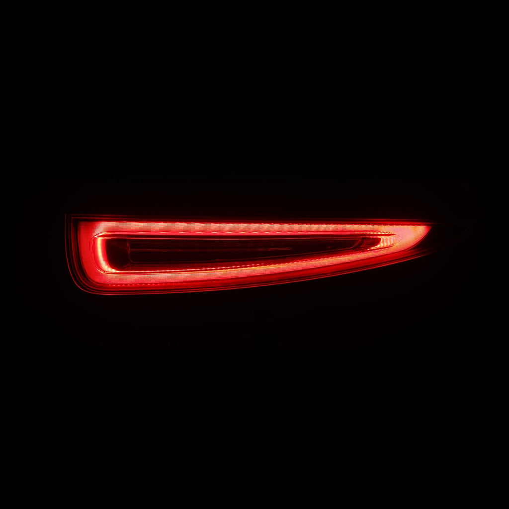 AlphaRex 12-16 Porsche 911 (991.1) NOVA-Series Prismatic LED Tail lights Black Clear