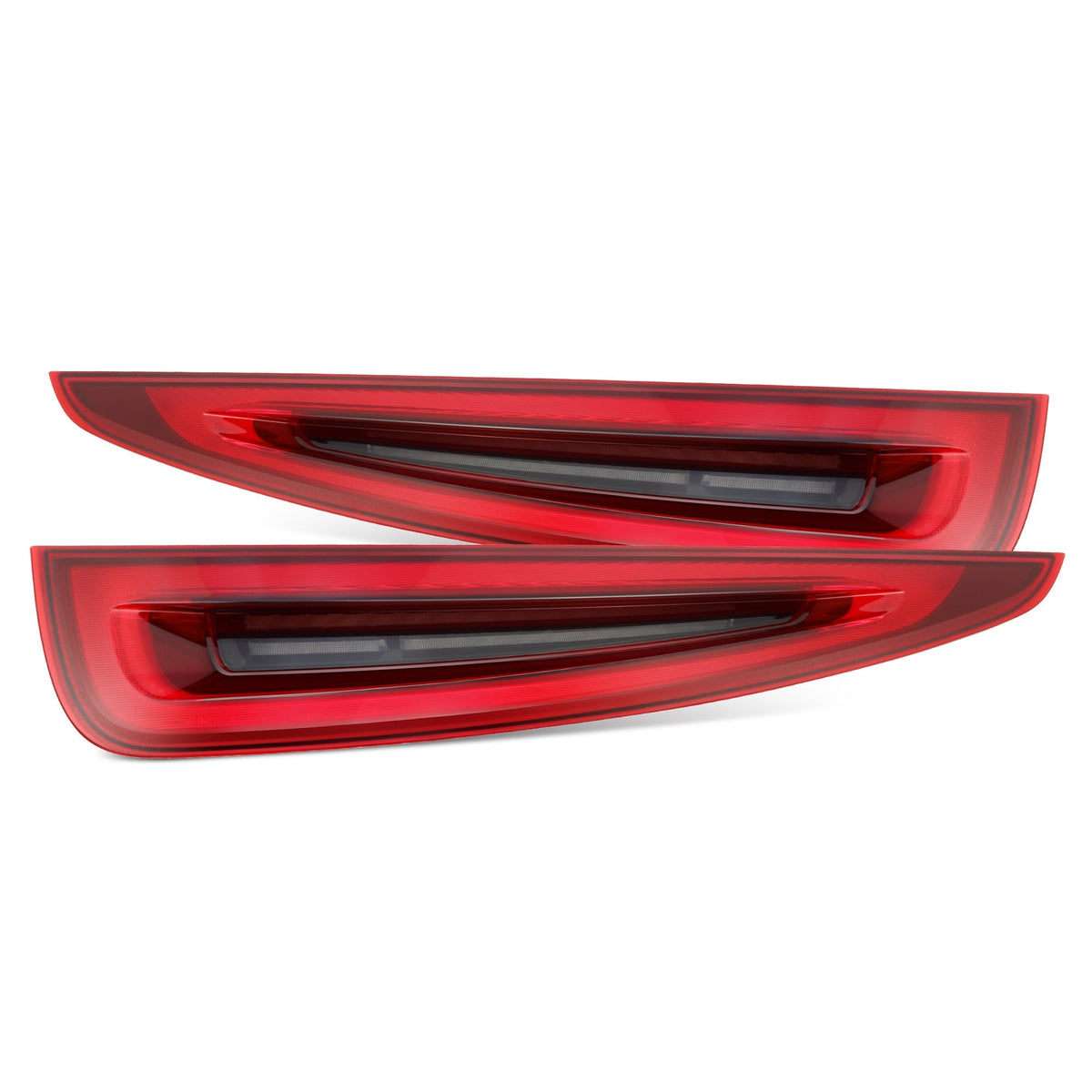 AlphaRex 12-16 Porsche 911 (991.1) NOVA-Series Prismatic LED Tail lights Red Smoke