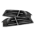 AlphaRex 12-21 Tesla Model S LUXX-Series LED Tail Lights Black Clear (With Black Trunk Center Piece Replacement)