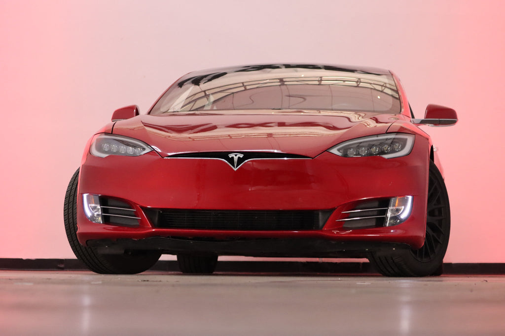 AlphaRex 12-21 Tesla Model S NOVA-Series LED Projector Headlights Alpha-Black