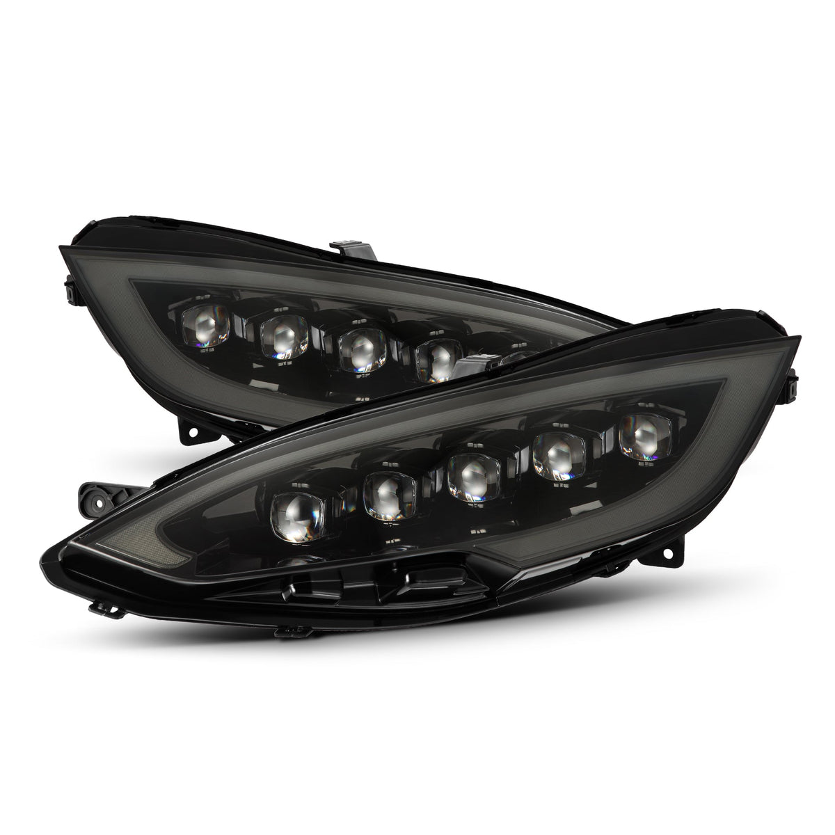 AlphaRex 12-21 Tesla Model S NOVA-Series LED Projector Headlights Alpha-Black