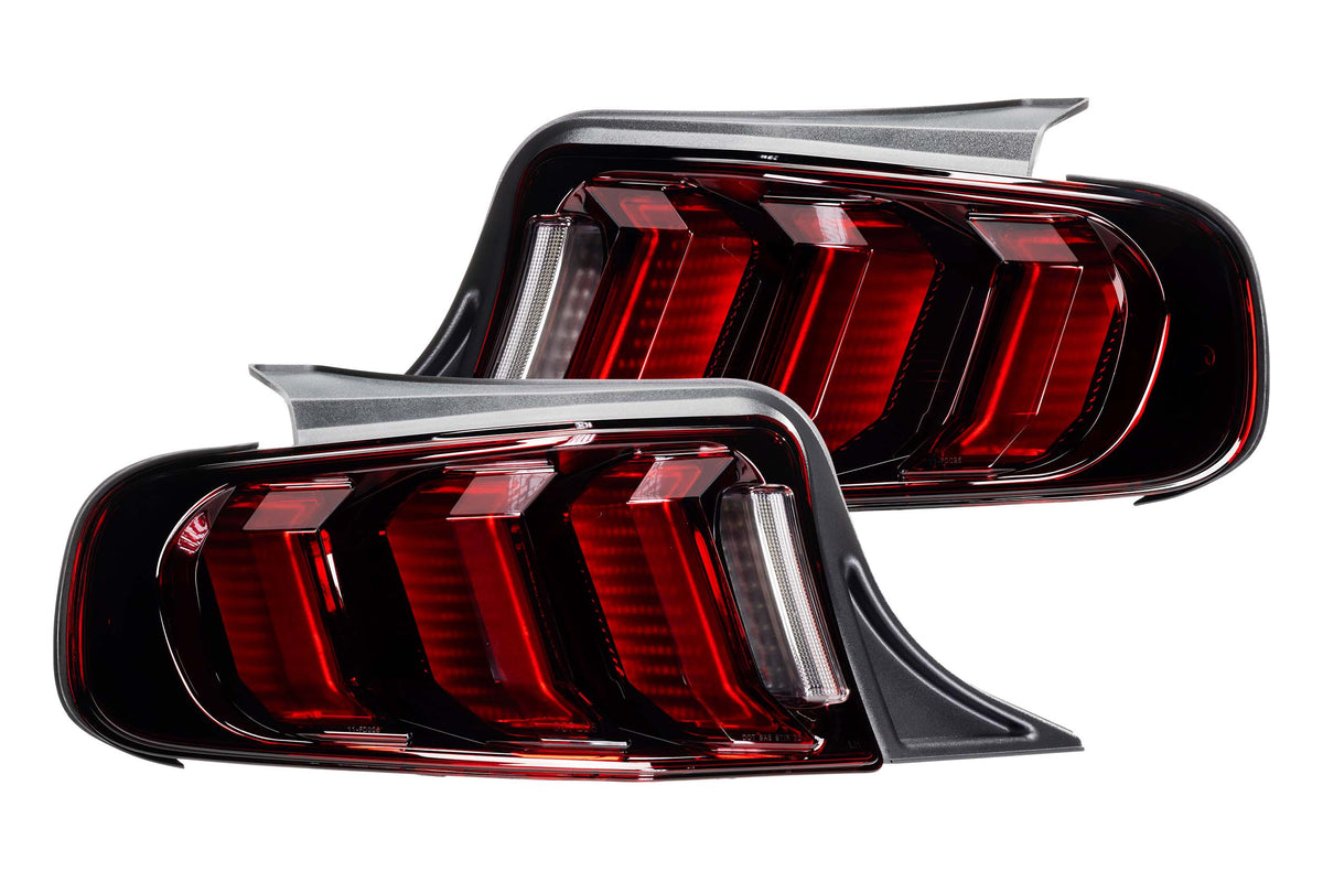 Morimoto 13-14 Ford Mustang Facelift XB LED Tail Lights (Red)