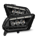 AlphaRex 13-14 Ford Mustang MK II NOVA-Series LED Projector Headlights Black