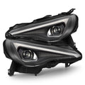 AlphaRex 13-16 Scion FR-S / 17-20 Toyota 86 / 13-20 Subaru BRZ LUXX-Series LED Projector Headlights Black