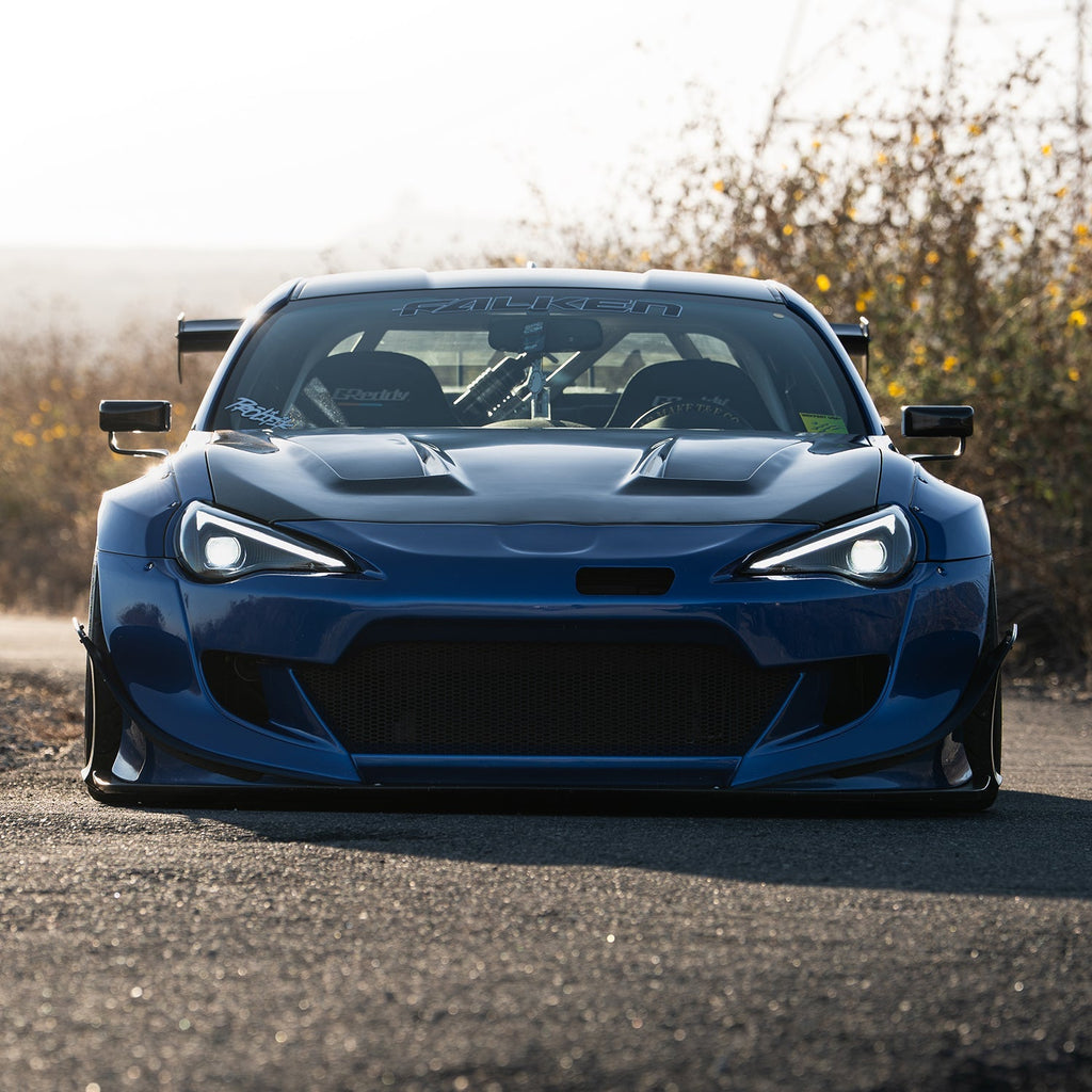 AlphaRex 13-16 Scion FR-S / 17-20 Toyota 86 / 13-20 Subaru BRZ LUXX-Series LED Projector Headlights Black