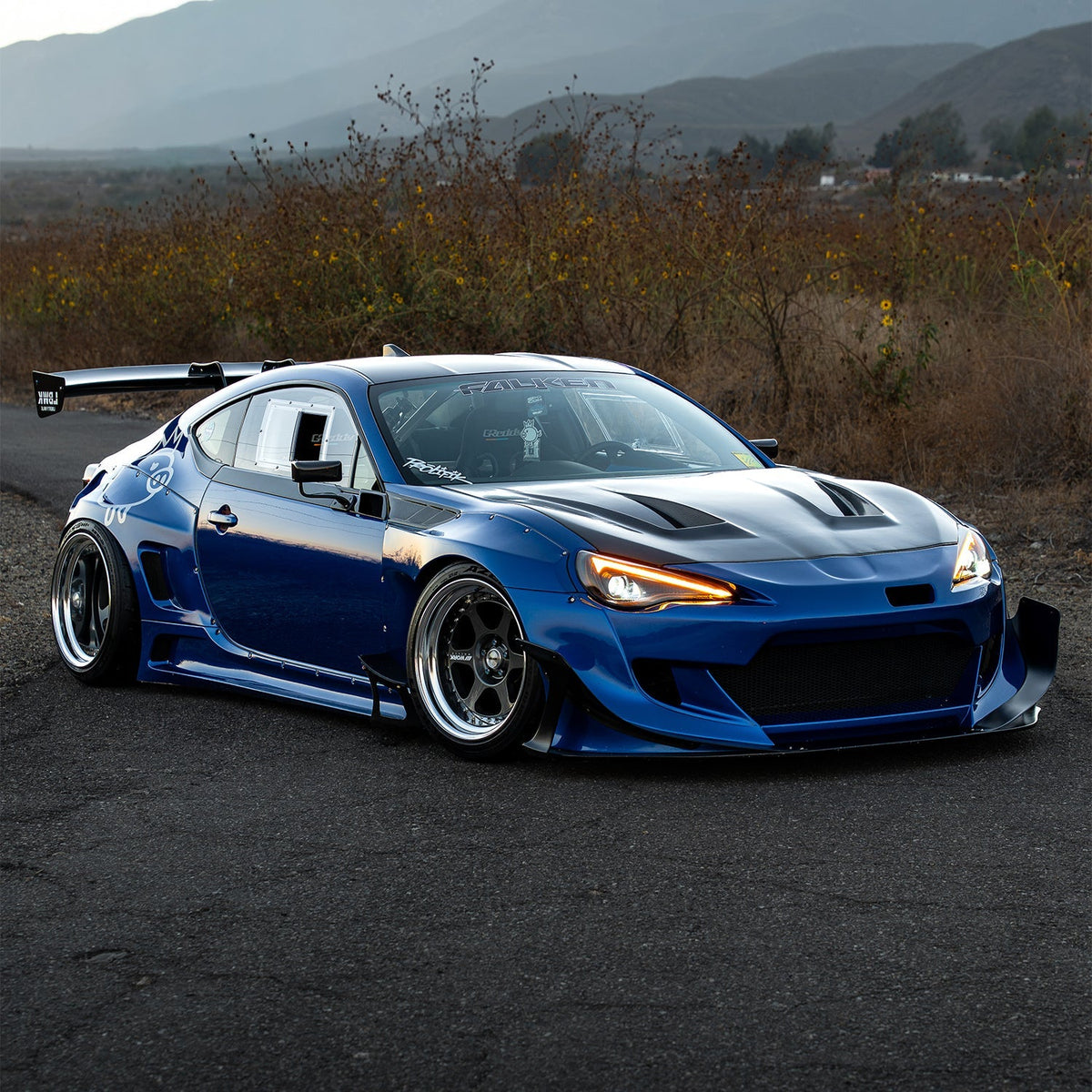 AlphaRex 13-16 Scion FR-S / 17-20 Toyota 86 / 13-20 Subaru BRZ LUXX-Series LED Projector Headlights Black