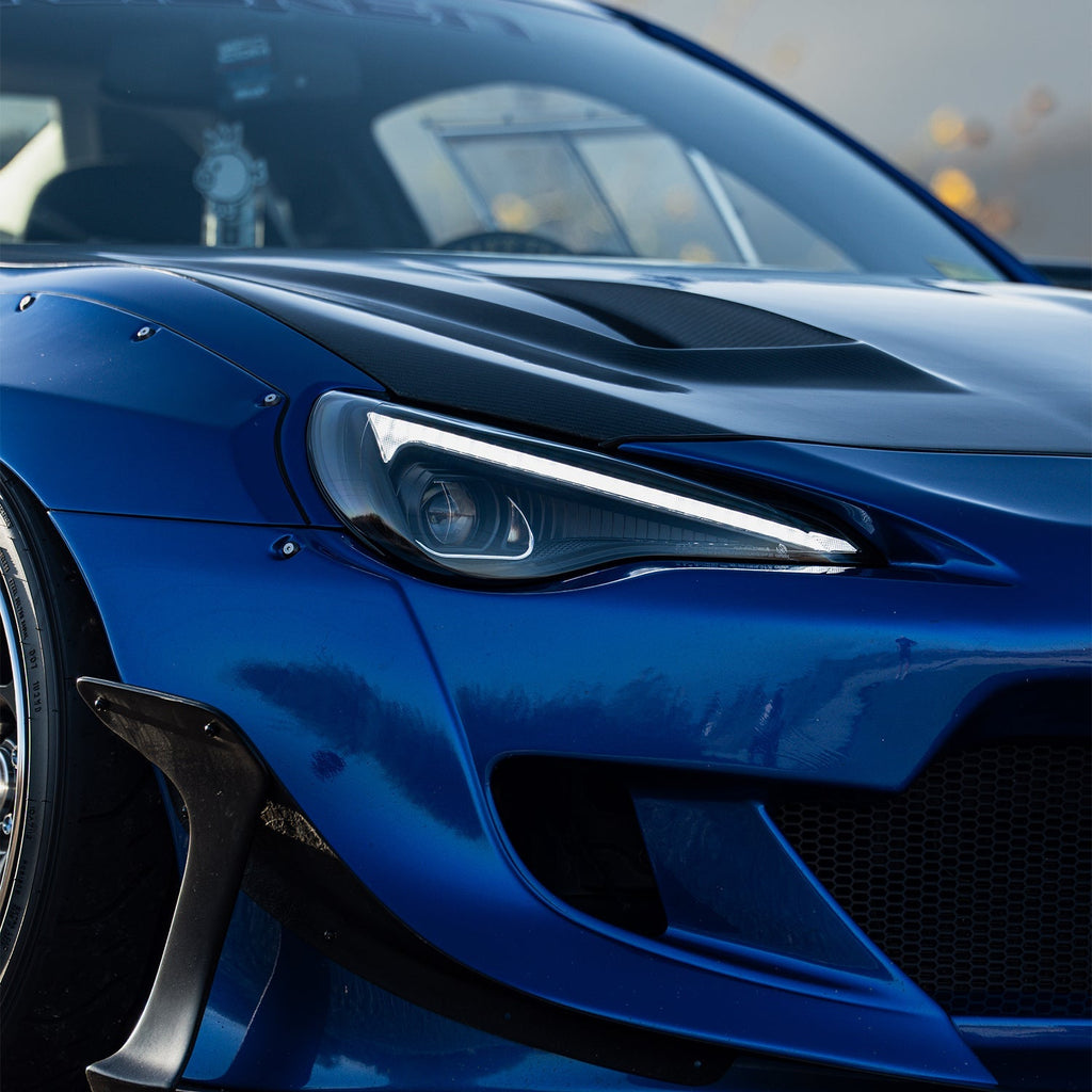 AlphaRex 13-16 Scion FR-S / 17-20 Toyota 86 / 13-20 Subaru BRZ LUXX-Series LED Projector Headlights Alpha-Black