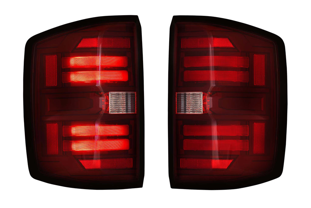 Morimoto 15-19 Chevrolet Silverado HD XB LED Tail Lights (Red)