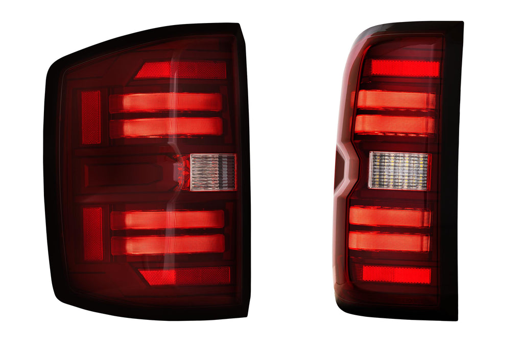 Morimoto 15-19 Chevrolet Silverado HD XB LED Tail Lights (Red)