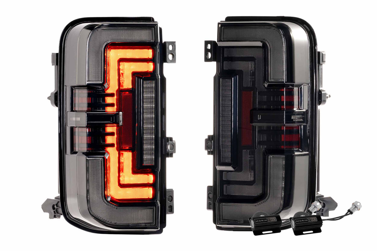 Morimoto 21-26 Ford Bronco XB LED Low Profile Tail Lights (Smoked)
