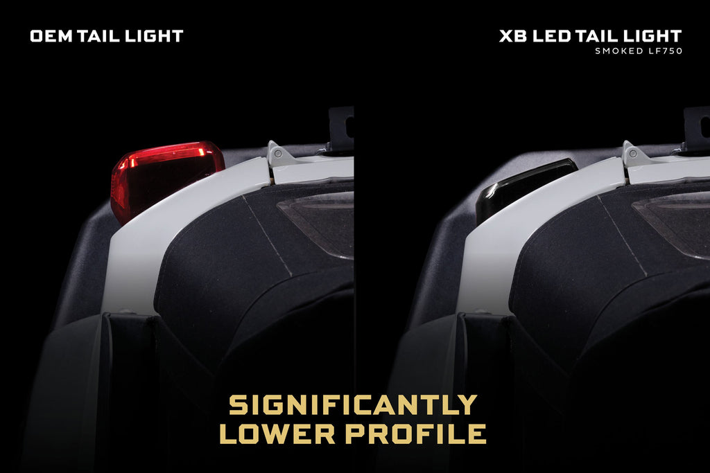 Morimoto 21-26 Ford Bronco XB LED Low Profile Tail Lights (Smoked)