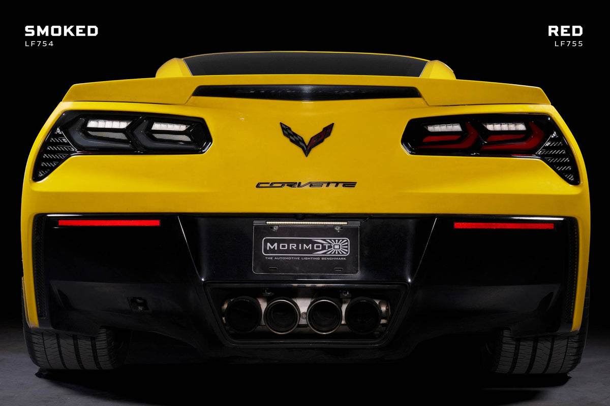 Morimoto 14-19 Chevrolet Corvette C7 XB LED Tail Lights (Smoked)