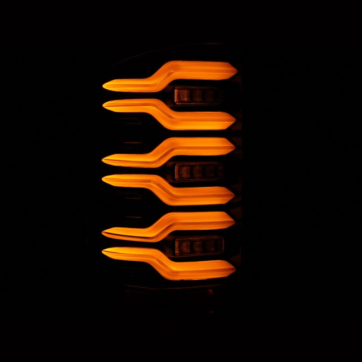 AlphaRex 14-18 GMC Sierra 1500/2500HD/3500HD LUXX-Series LED Tail Lights Alpha-Black