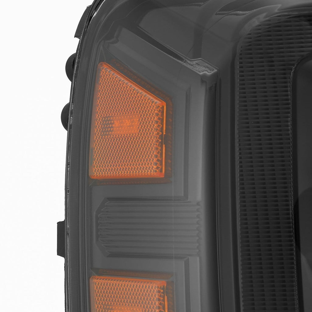 AlphaRex 14-18 GMC Sierra NOVA-Series LED Projector Headlights Alpha-Black