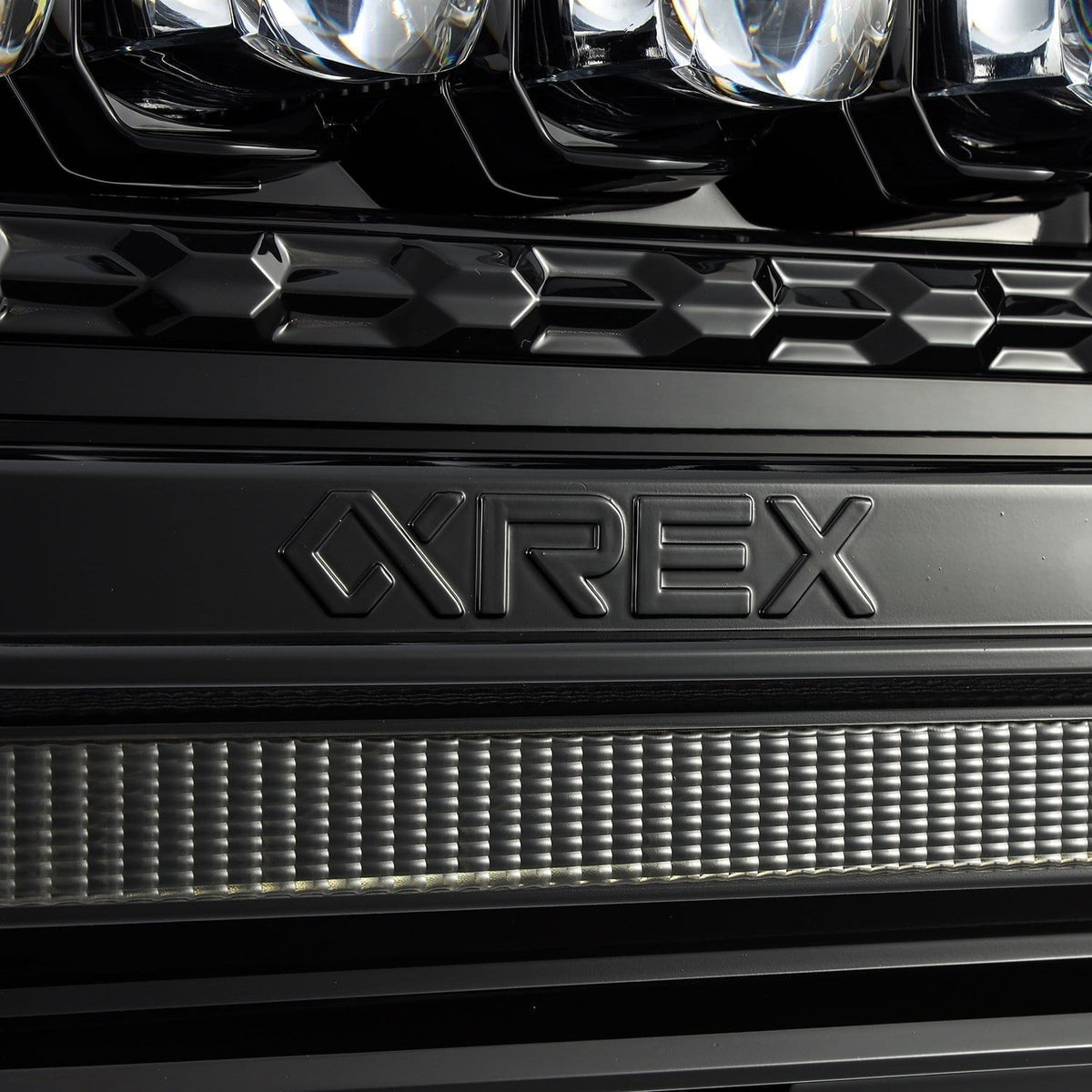 AlphaRex 14-18 GMC Sierra NOVA-Series LED Projector Headlights Alpha-Black