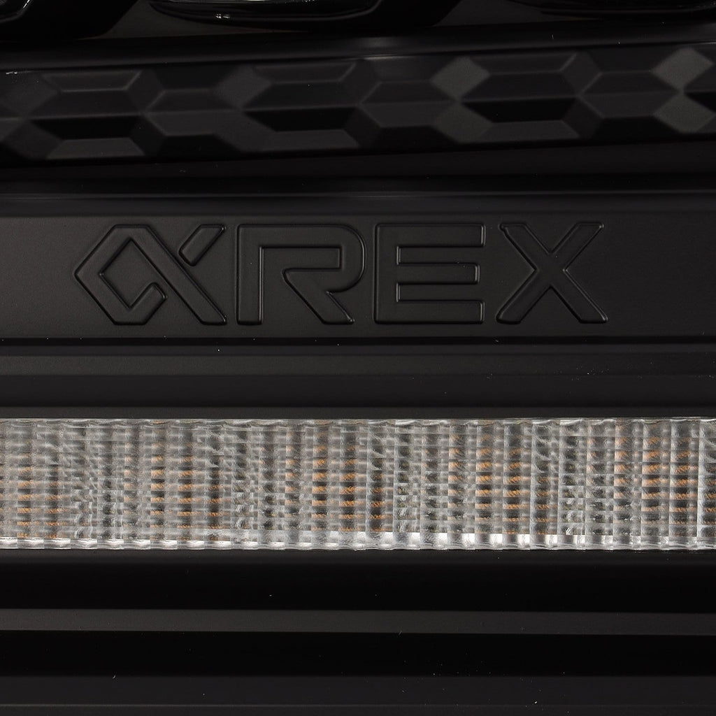 AlphaRex 14-18 GMC Sierra NOVA-Series LED Projector Headlights Black