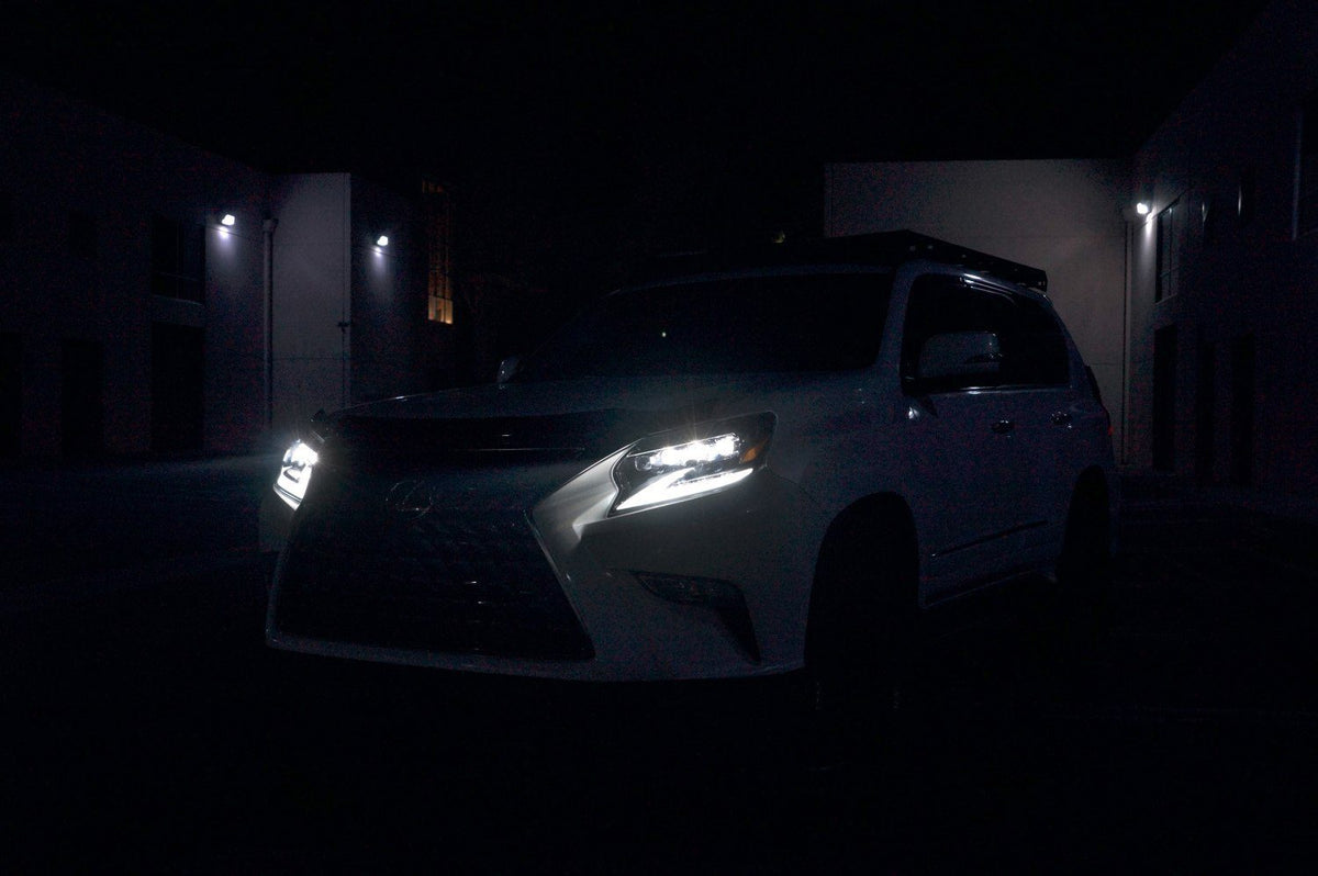 AlphaRex 14-23 Lexus GX 460 NOVA-Series LED Projector Headlights Alpha-Black
