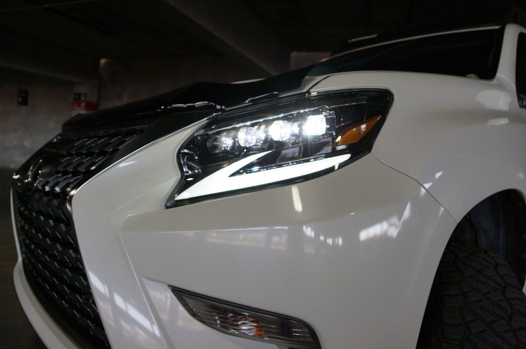 AlphaRex 14-23 Lexus GX 460 NOVA-Series LED Projector Headlights Black