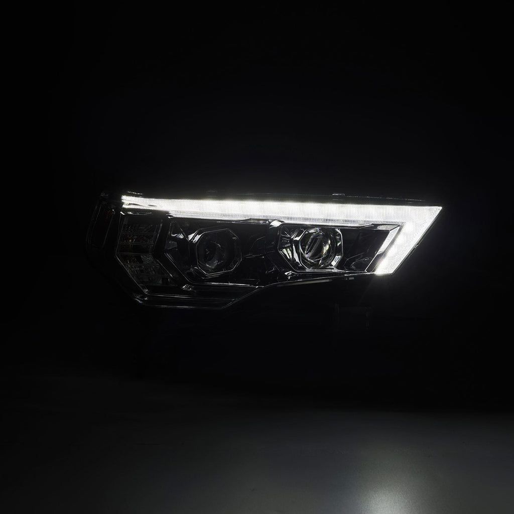 AlphaRex 14-20 Toyota 4Runner MK II PRO-Series Halogen Projector Headlights Chrome