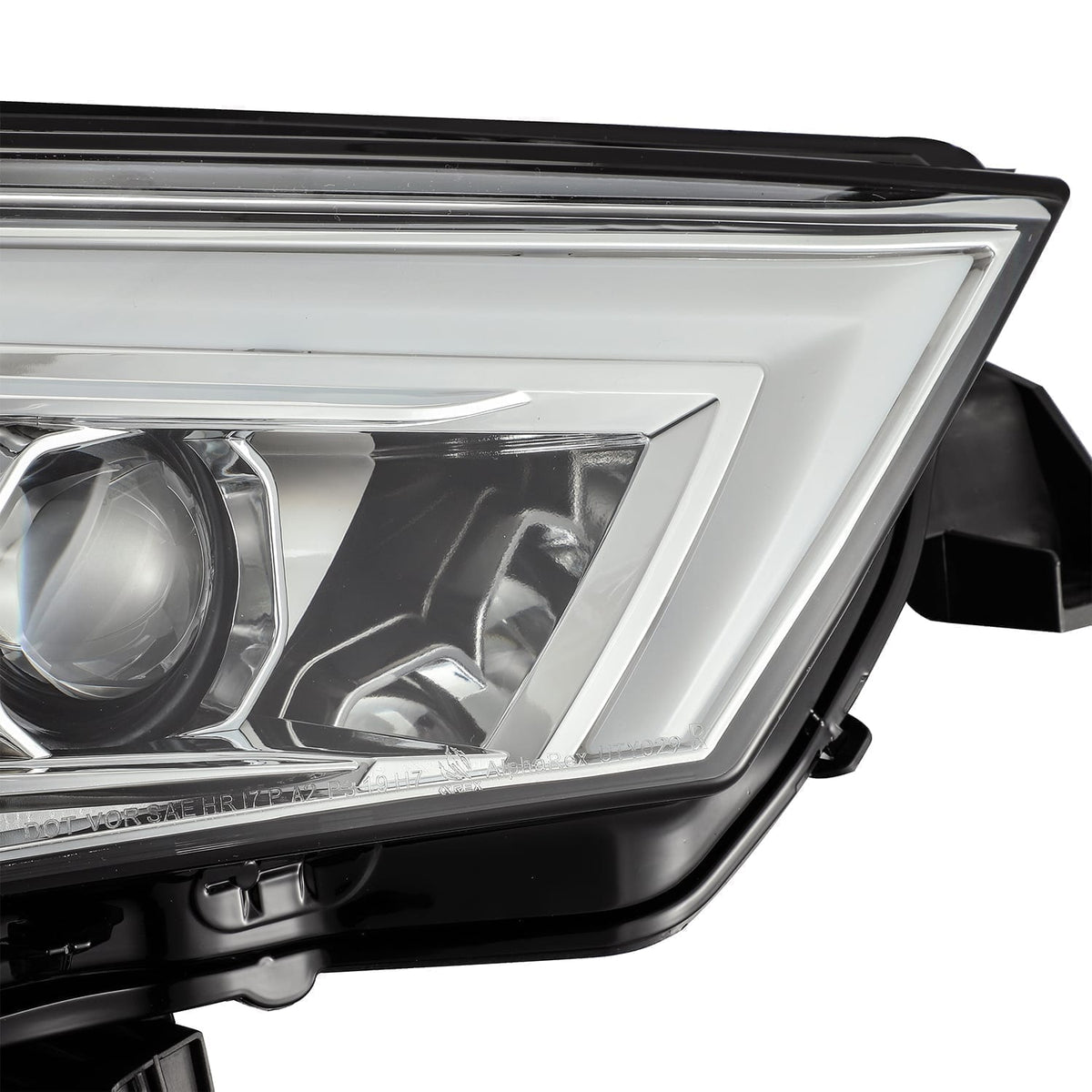 AlphaRex 14-20 Toyota 4Runner PRO-Series Halogen Projector Headlights Chrome