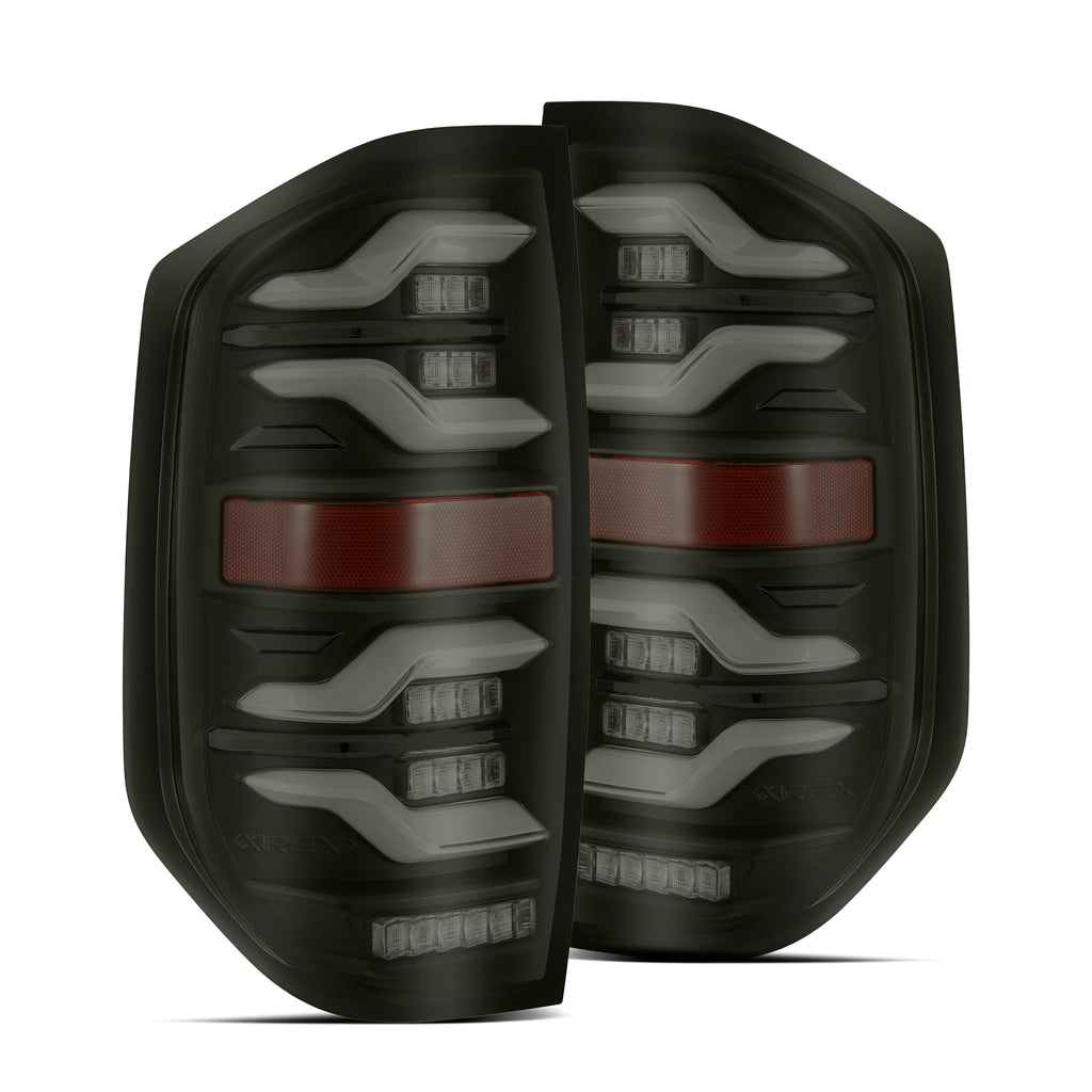 AlphaRex 14-21 Toyota Tundra LUXX-Series LED Tail Lights Black Smoke