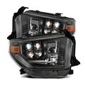 AlphaRex 14-21 Toyota Tundra MK II NOVA-Series LED Projector Headlights Alpha-Black