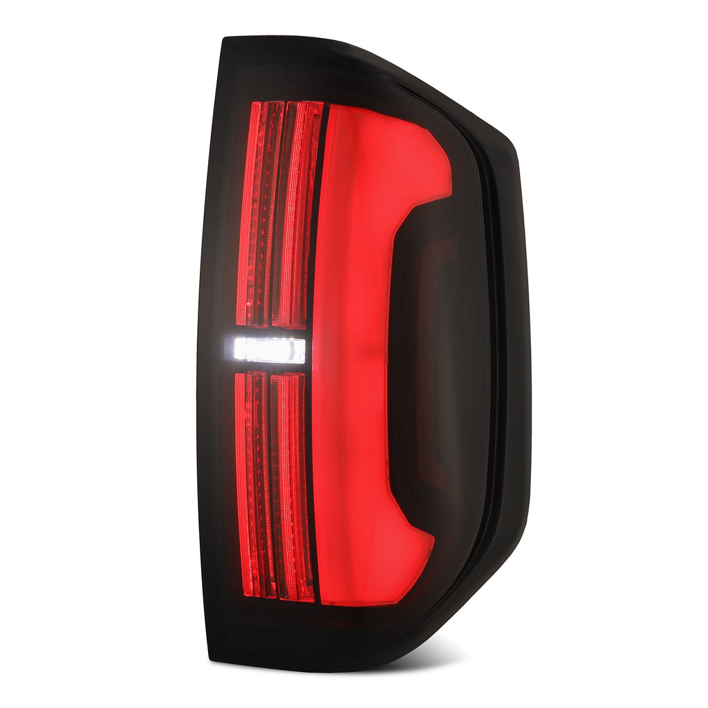 AlphaRex 14-21 Toyota Tundra NOVA-Series Prismatic LED Tail Lights Black Smoke