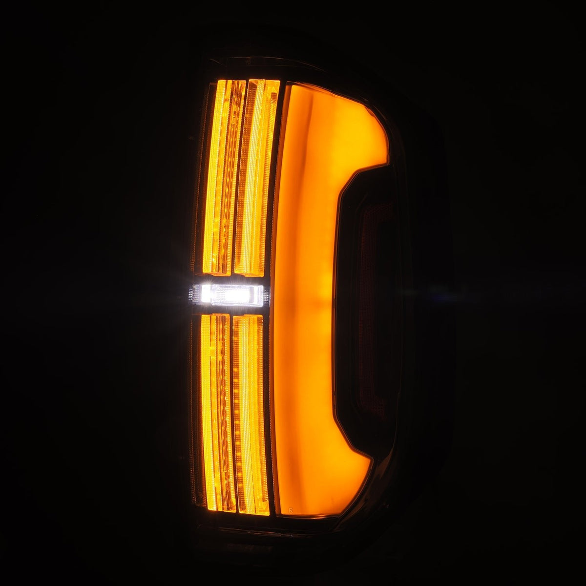 AlphaRex 14-21 Toyota Tundra NOVA-Series Prismatic LED Tail Lights Black Clear