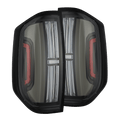 AlphaRex 14-21 Toyota Tundra NOVA-Series Prismatic LED Tail Lights Black Clear