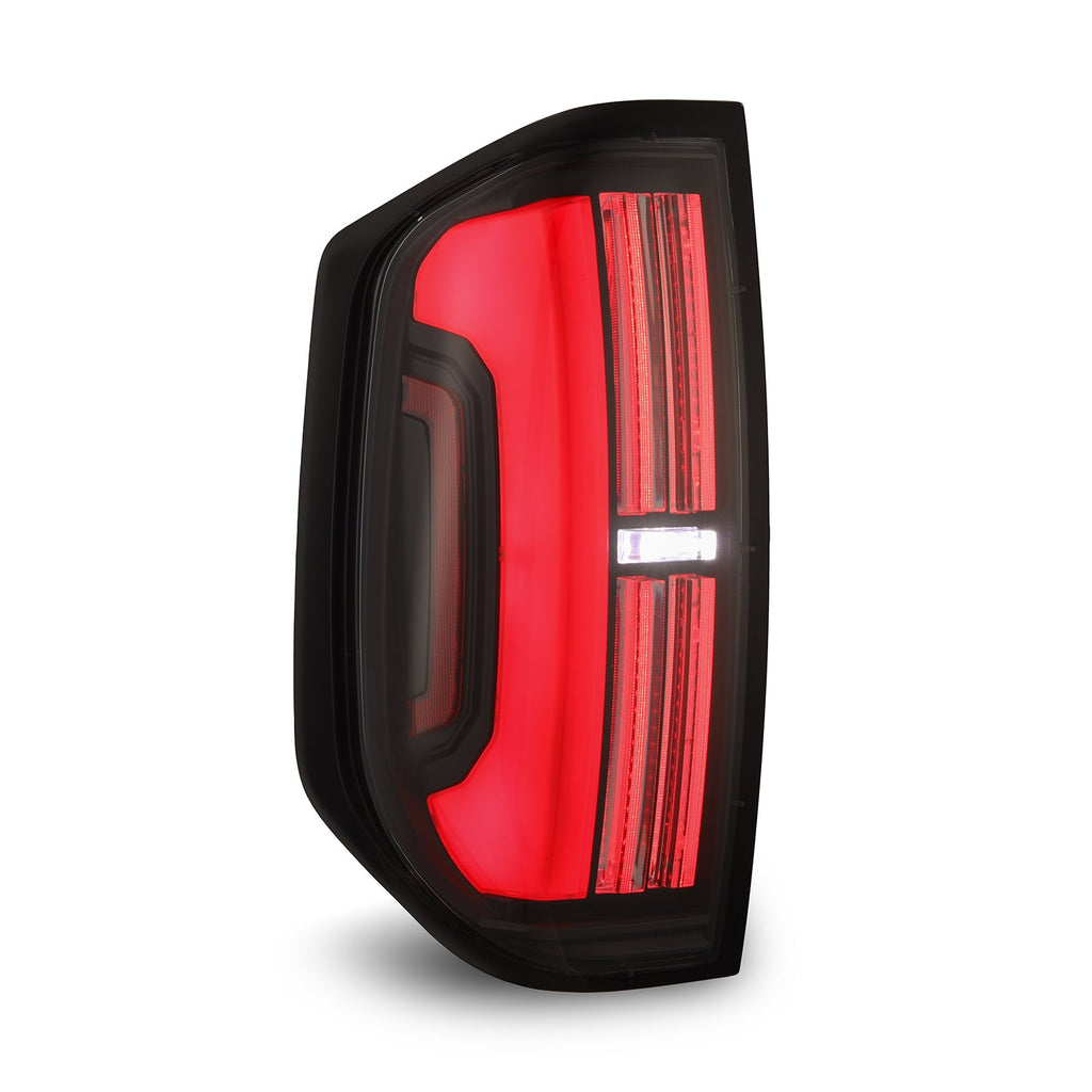 AlphaRex 14-21 Toyota Tundra NOVA-Series Prismatic LED Tail Lights Black-Red