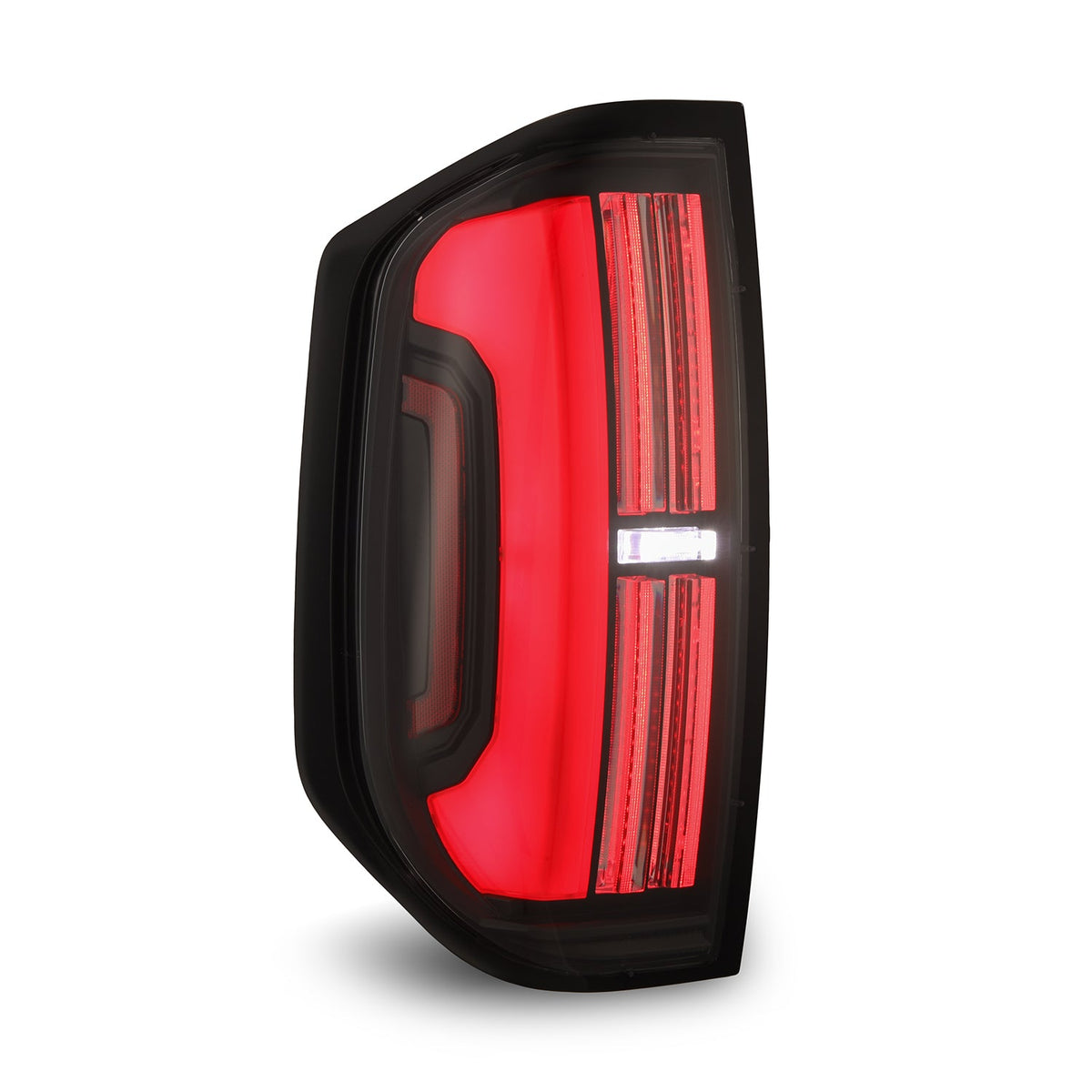 AlphaRex 14-21 Toyota Tundra NOVA-Series Prismatic LED Tail Lights Black-Red