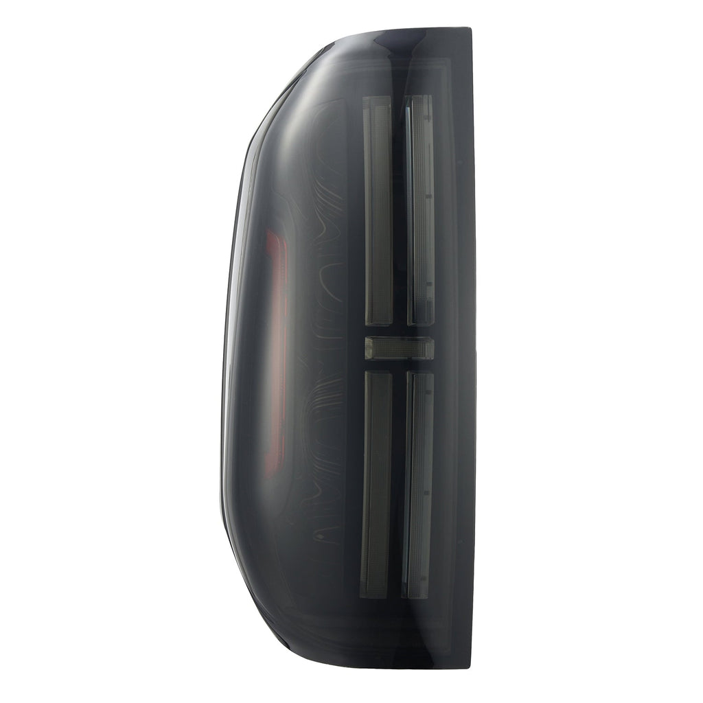 14-21 Toyota Tundra TOPO ETCH NOVA-Series Prismatic LED Tail Lights Black Smoke