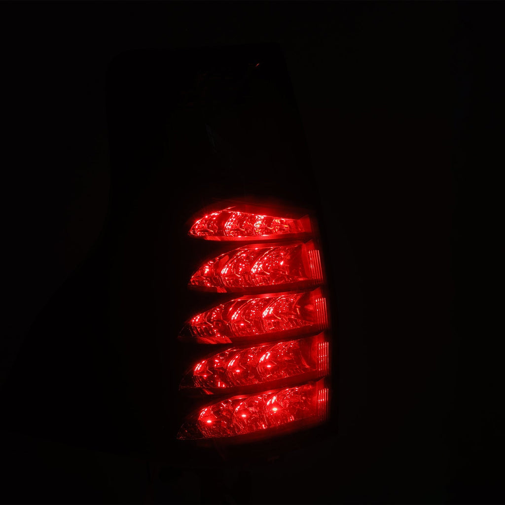 AlphaRex 14-23 Lexus GX 460 PRO-Series LED Tail Lights Black Smoke
