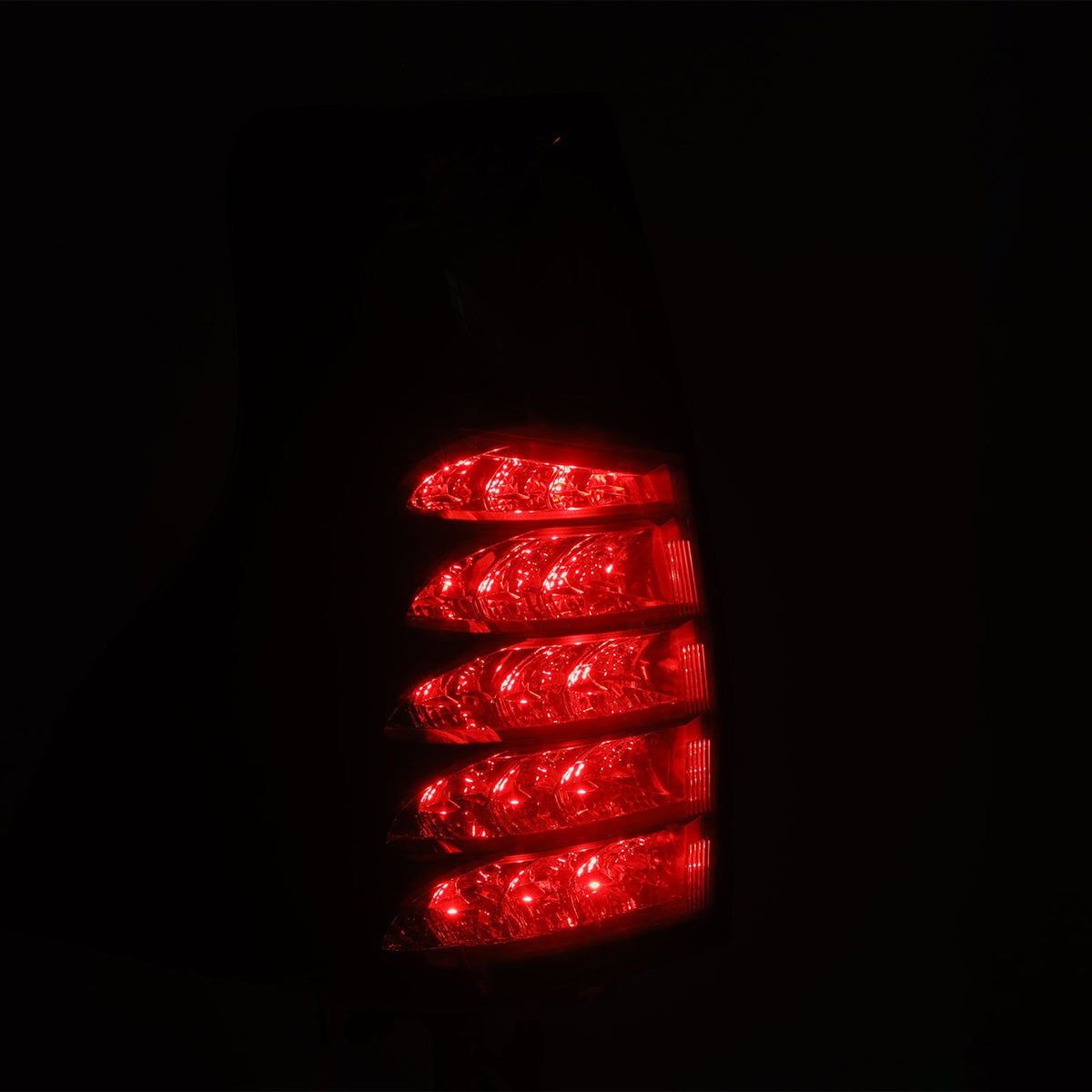 AlphaRex 14-23 Lexus GX 460 PRO-Series LED Tail Lights Black Smoke