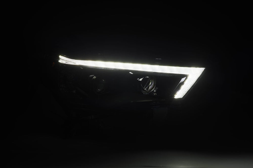 AlphaRex 14-24 Toyota 4Runner MK II LUXX-Series LED Projector Headlights Alpha-Black