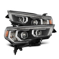 AlphaRex 14-24 Toyota 4Runner MK II LUXX-Series LED Projector Headlights Black