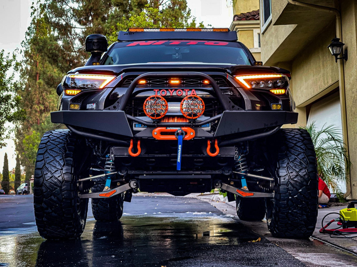AlphaRex 14-24 Toyota 4Runner MK II NOVA-Series LED Projector Headlights Black