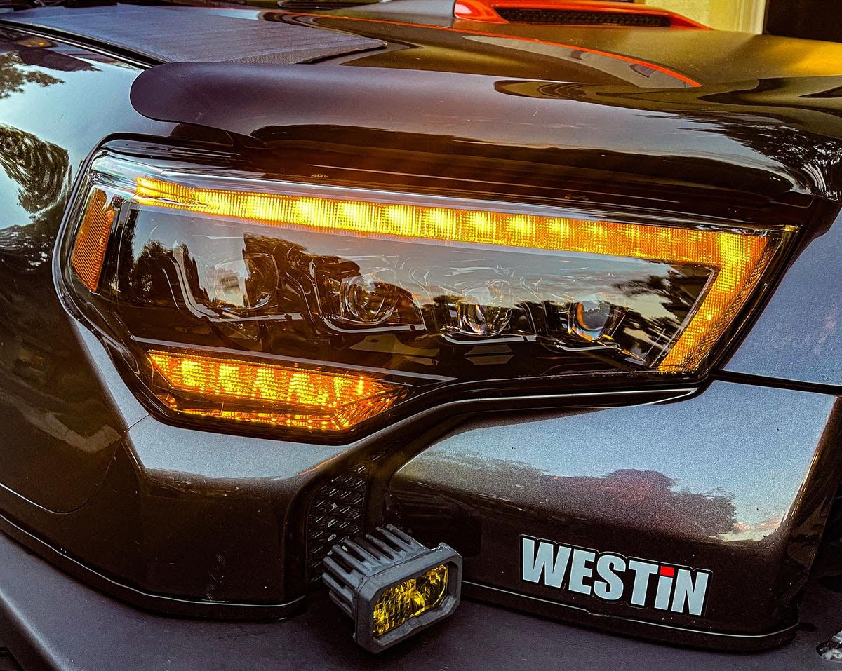 AlphaRex 14-24 Toyota 4Runner MK II NOVA-Series LED Projector Headlights Black