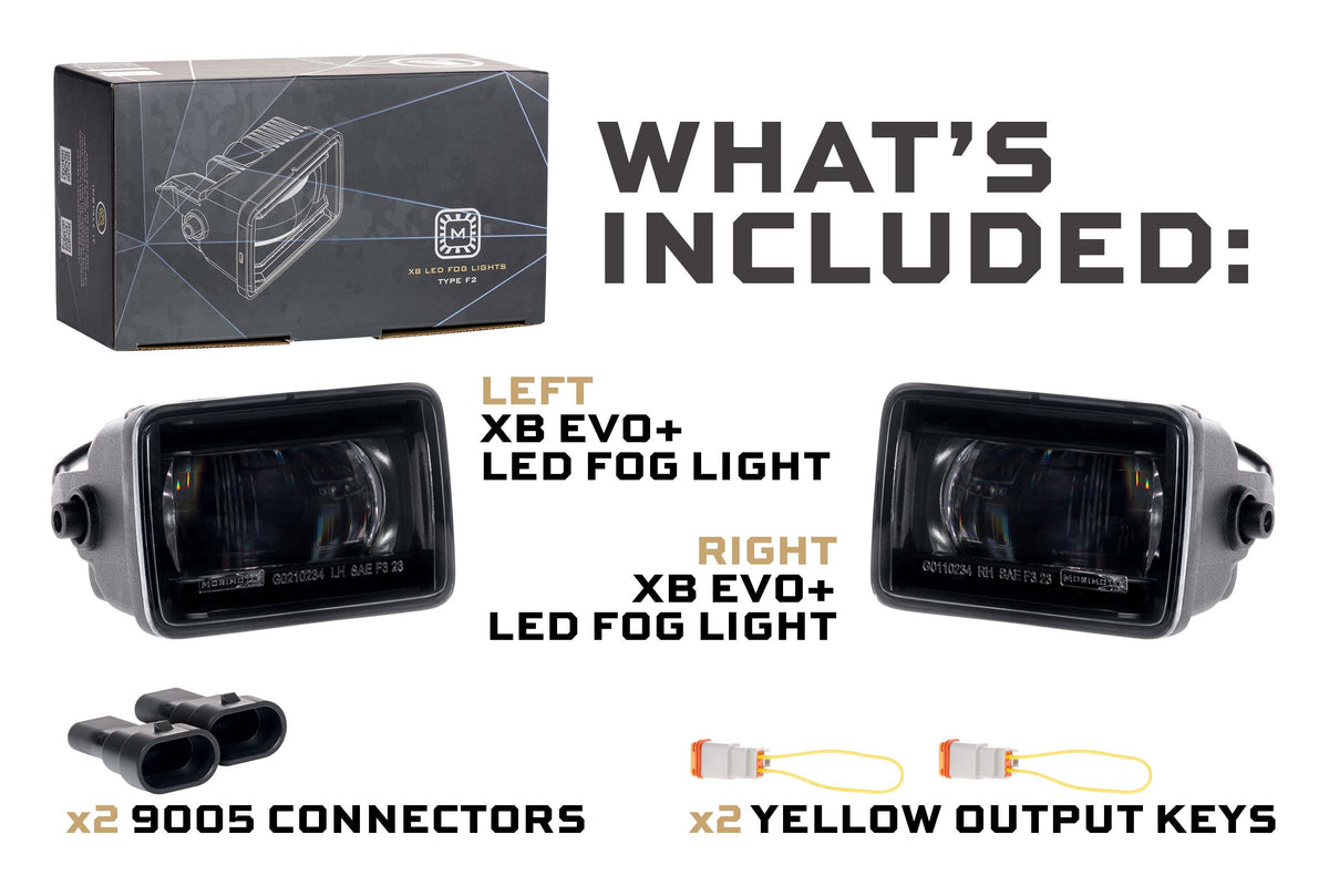 Morimoto 17-22 Ford Super Duty XB Evo+ LED Fog Lights
