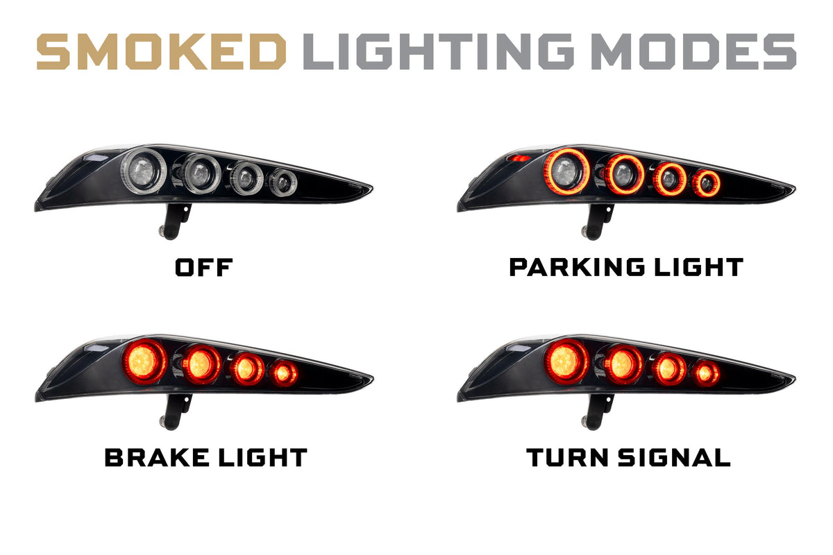 Morimoto 20-26 Toyota Supra XB LED Tail Lights (Smoked)
