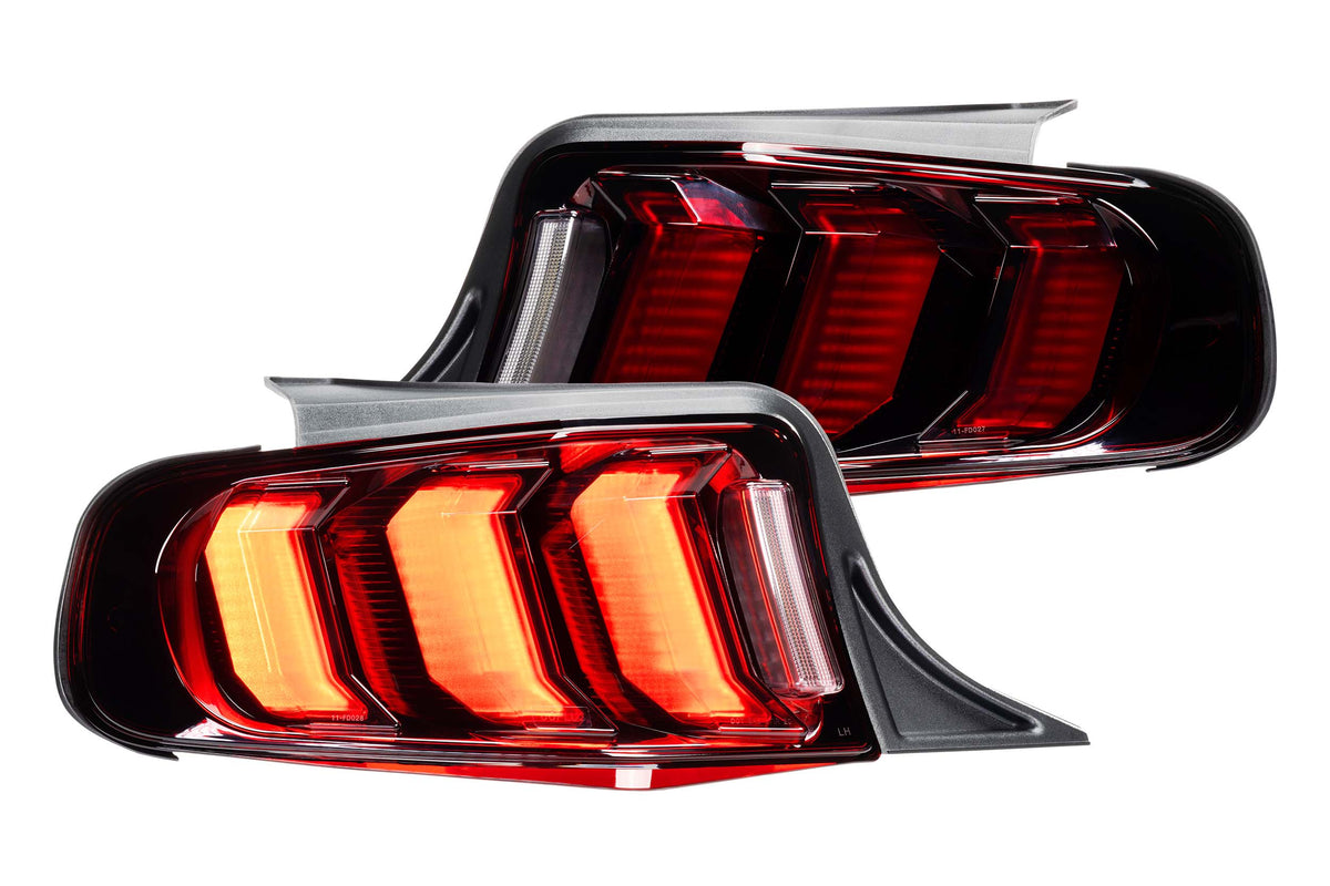 Morimoto 10-12 Ford Mustang Facelift XB LED Tail Lights (Red)