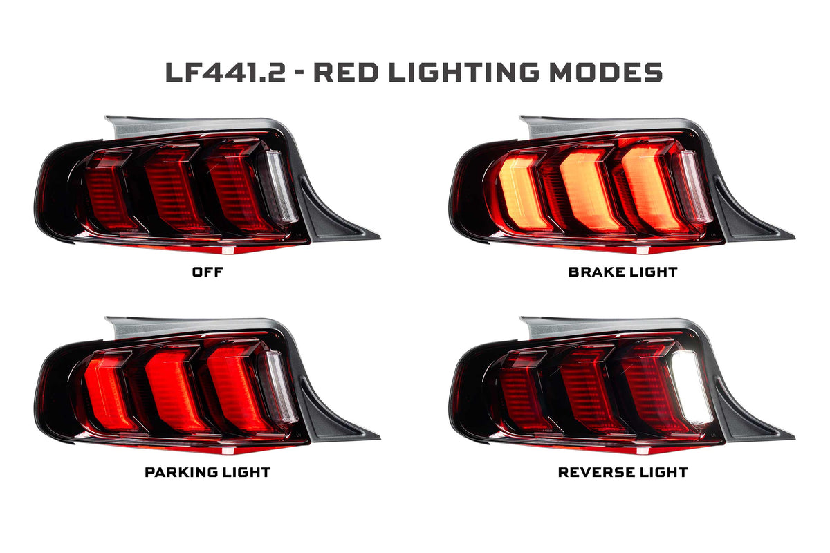 Morimoto 10-12 Ford Mustang Facelift XB LED Tail Lights (Red)