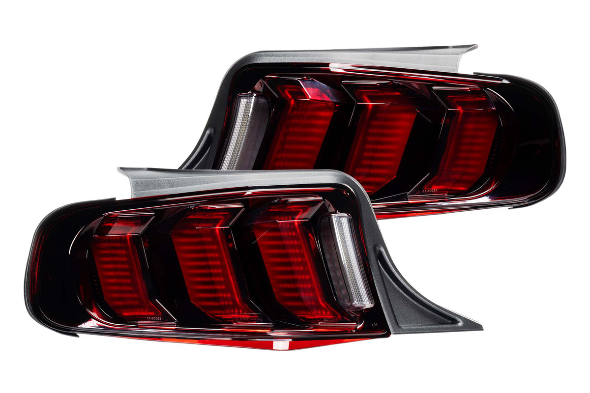 Morimoto 10-12 Ford Mustang Facelift XB LED Tail Lights (Red)