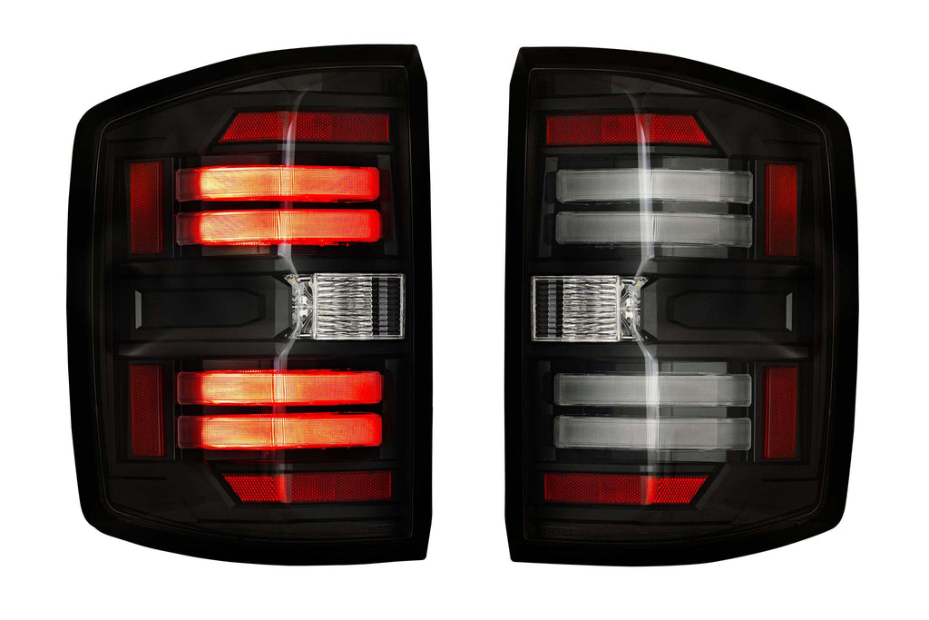 Morimoto 15-19 Chevrolet Silverado HD XB LED Tail Lights (Smoked)